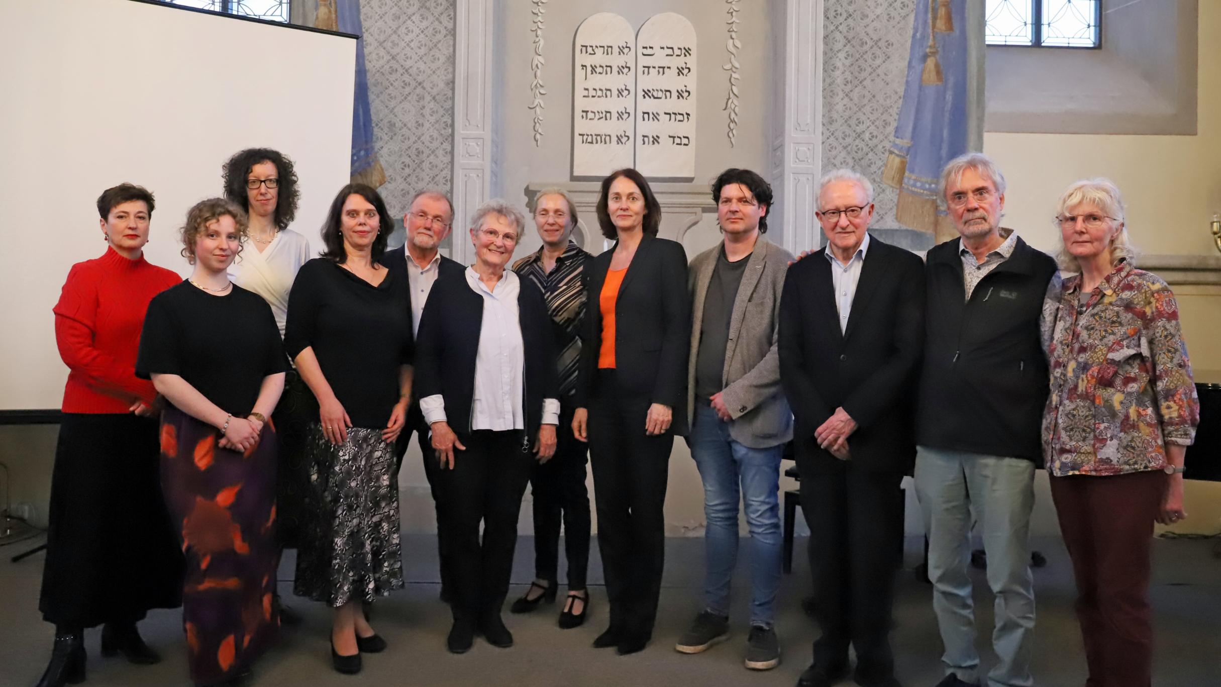 Gruppenbild der AG mit Schirmherrin Katarina Barley, Vizepräsidentin des Europaparlaments
