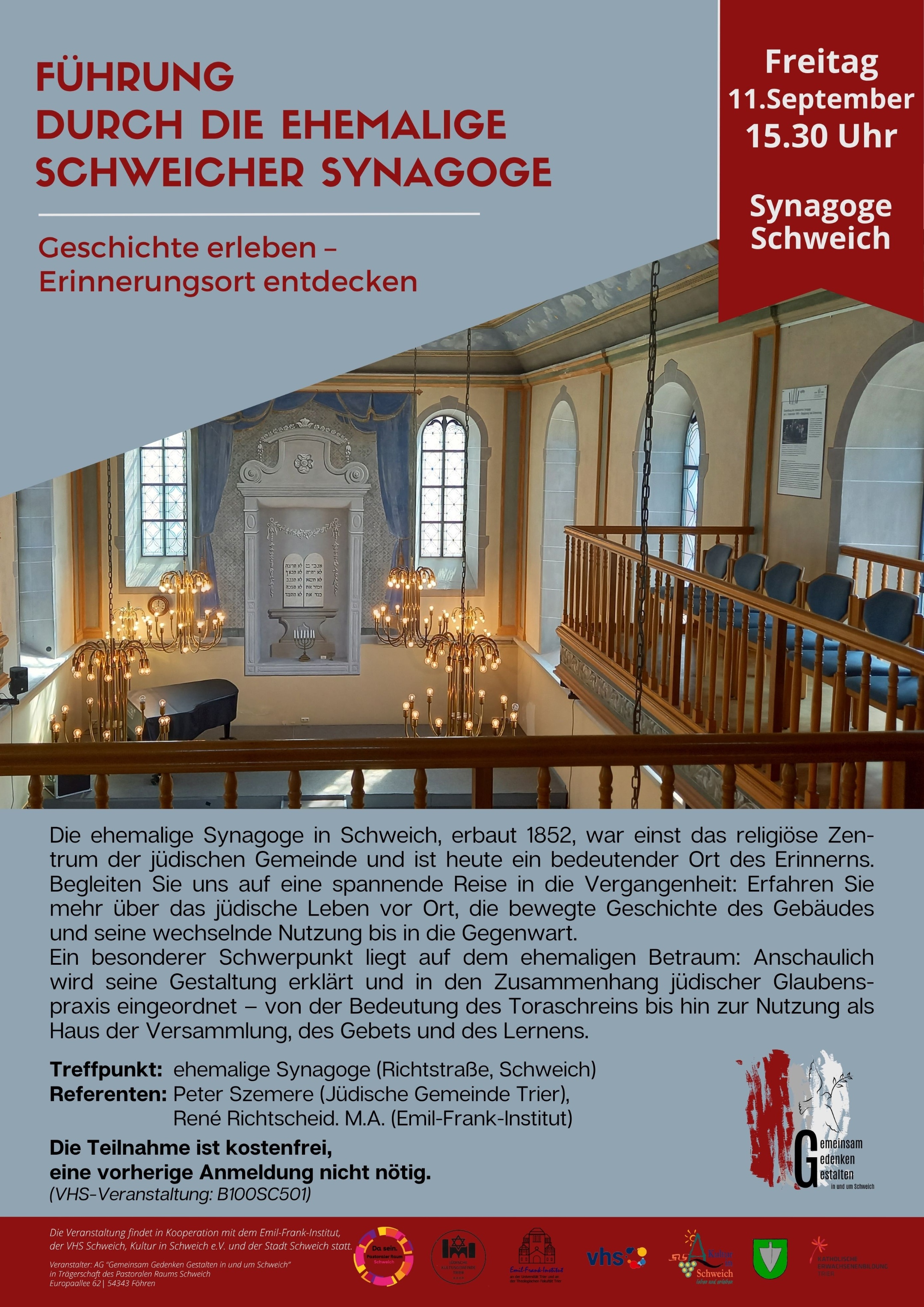 2026-09-11 Führung Schweicher Synagoge