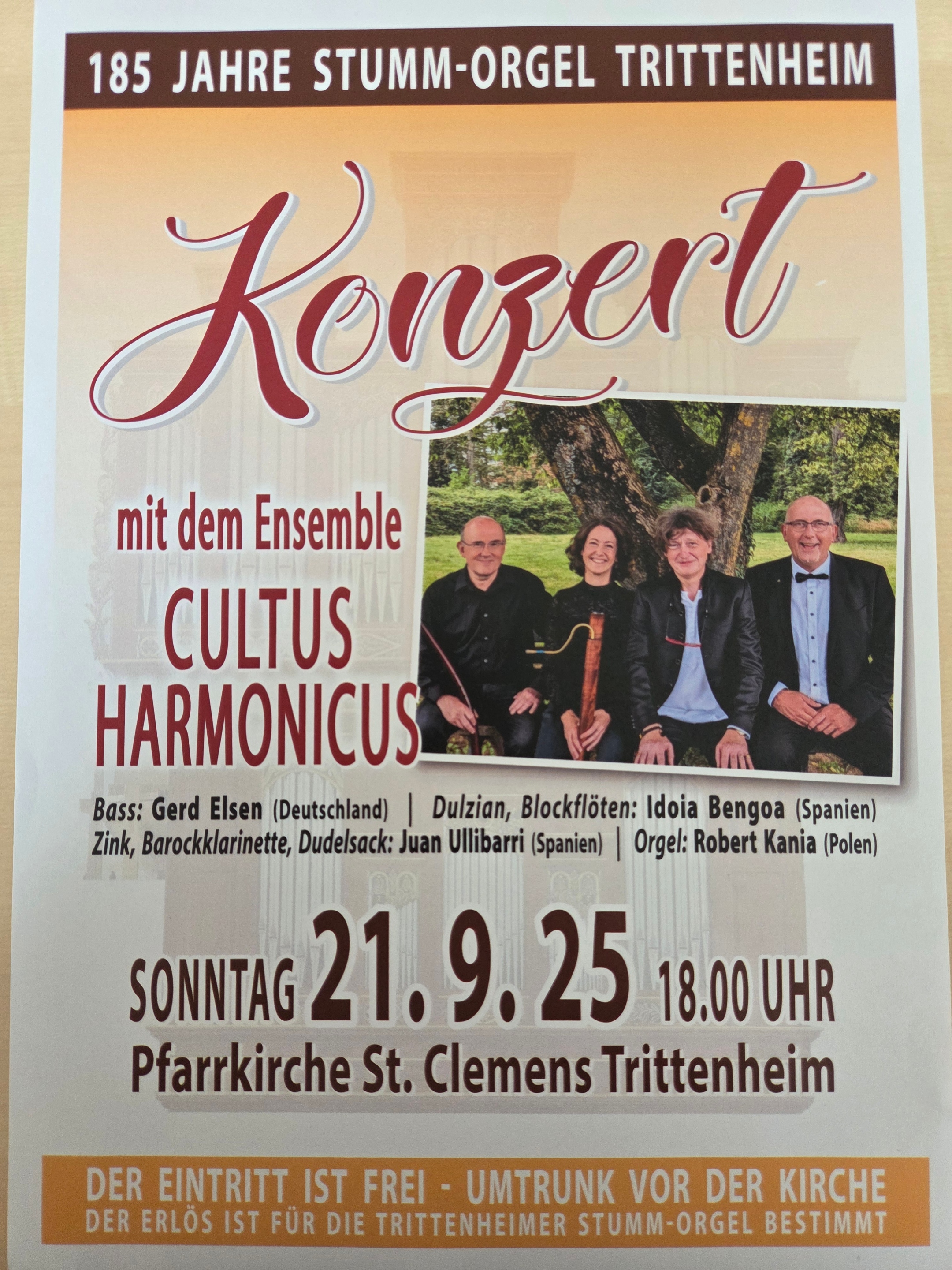 Plakat der Veranstaltung