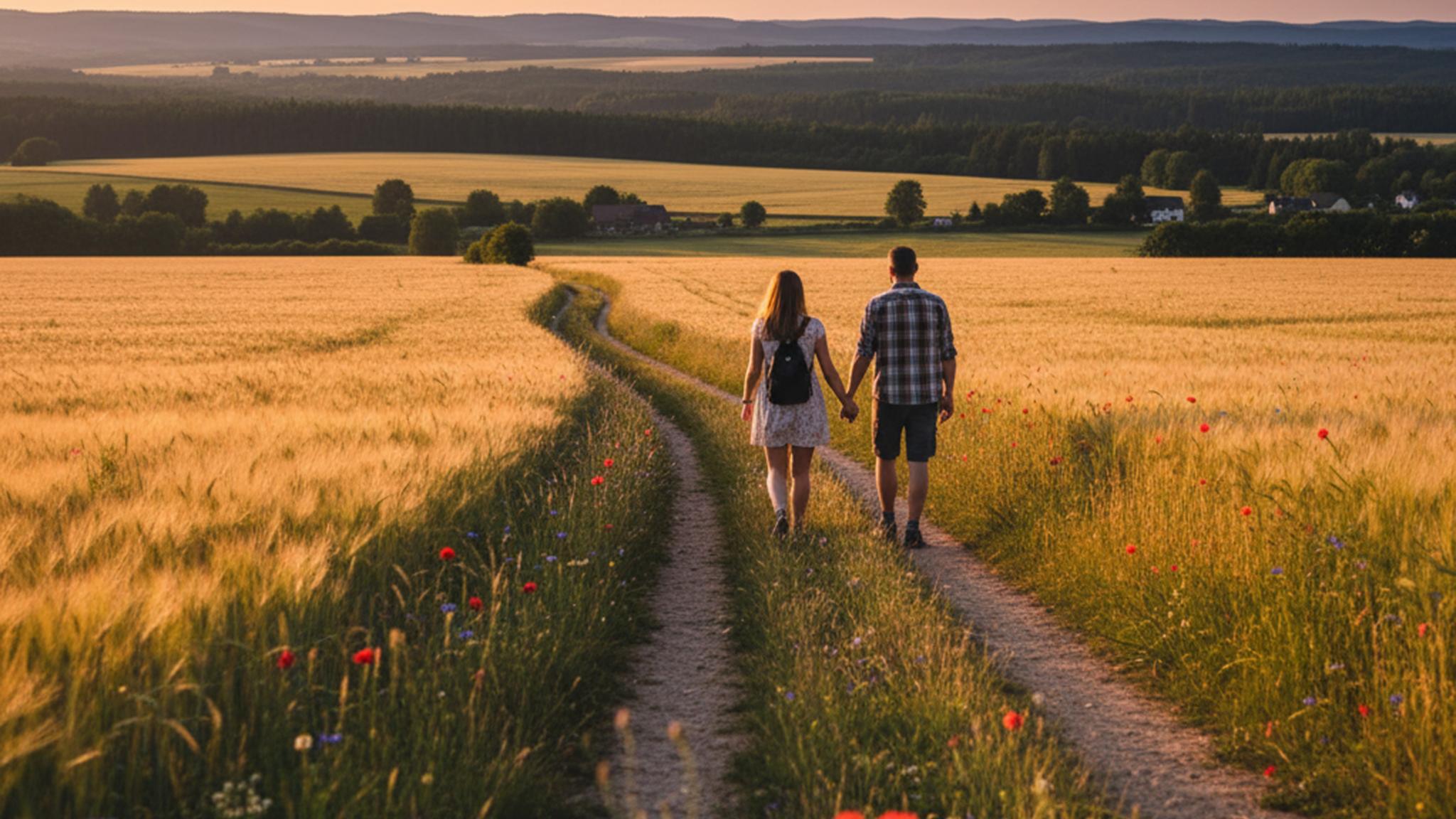 Mit Franziskus unterwegs auf dem Weg der Hoffnung (Bild KI-generiert)