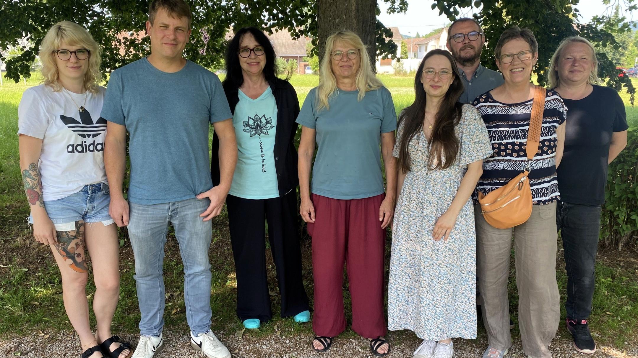 : Das Team des HoT (Haus der offenen Tür) Sinzig: Isa Arend, Patrick Book, Petra Klein, Ulrike Michelt, Pauline Krier, Michael Müller, Sigrid Heinz und Julia Fleischmann (v. links).